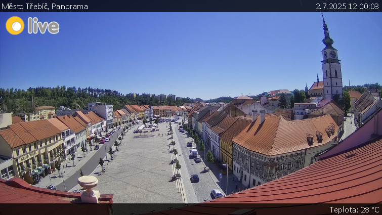 Město Třebíč - Panorama - 2.7.2025 v 12:00