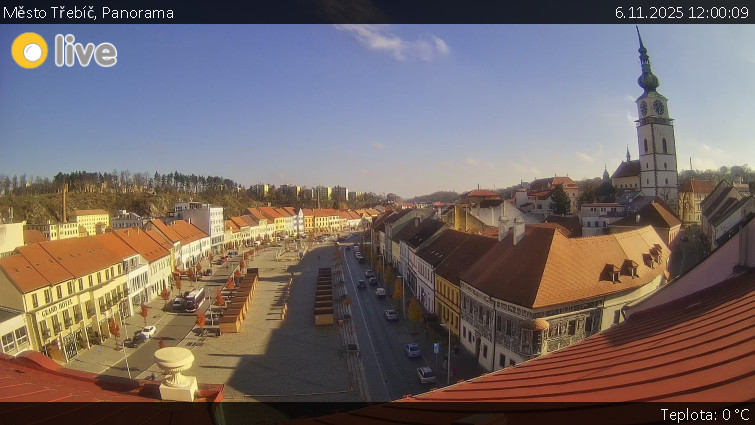 Město Třebíč - Panorama - 6.11.2025 v 12:00