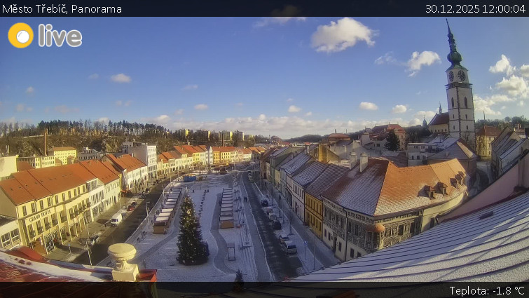 Město Třebíč - Panorama - 30.12.2025 v 12:00