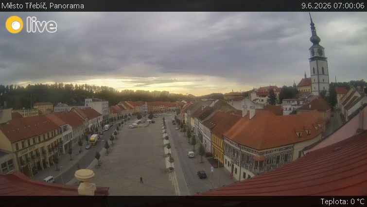 Město Třebíč - Panorama - 9.6.2026 v 07:00