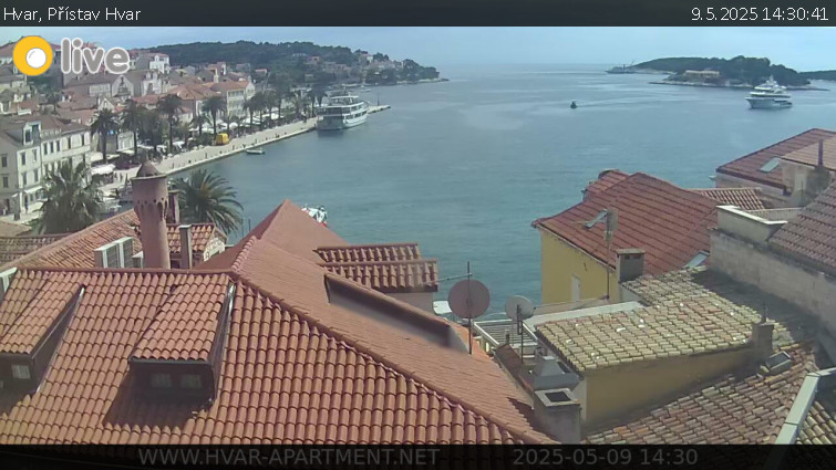 Hvar - Přístav Hvar - 9.5.2025 v 14:30 Hvar - Přístav Hvar - 9.5.2025 v 14:30