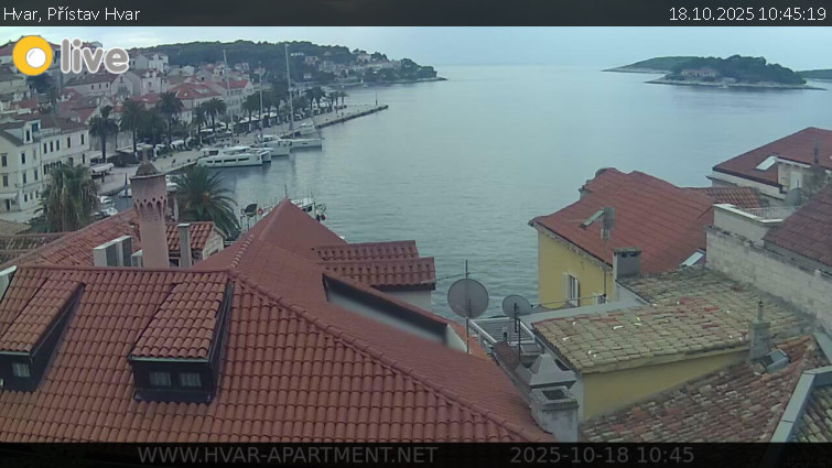 Hvar - Přístav Hvar - 18.10.2025 v 10:45 Hvar - Přístav Hvar - 18.10.2025 v 10:45