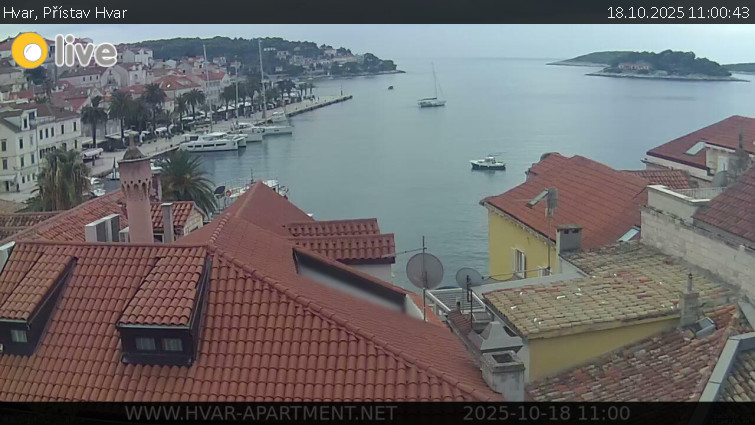 Hvar - Přístav Hvar - 18.10.2025 v 11:00 Hvar - Přístav Hvar - 18.10.2025 v 11:00