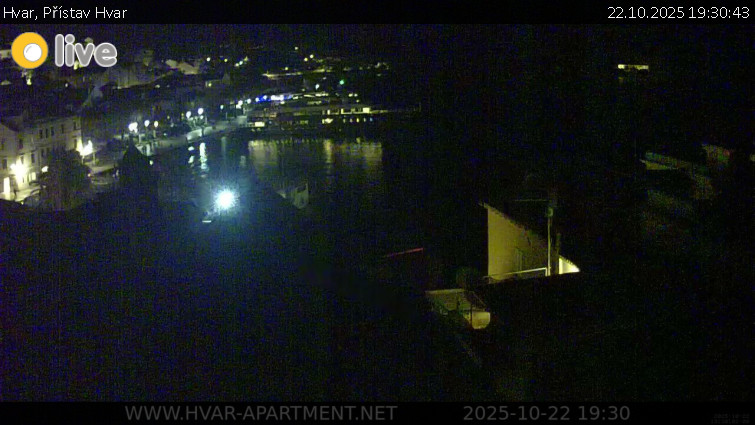 Hvar - Přístav Hvar - 22.10.2025 v 19:30
