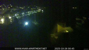Hvar - Přístav Hvar - 26.10.2025 v 00:45 Hvar - Přístav Hvar - 26.10.2025 v 00:45