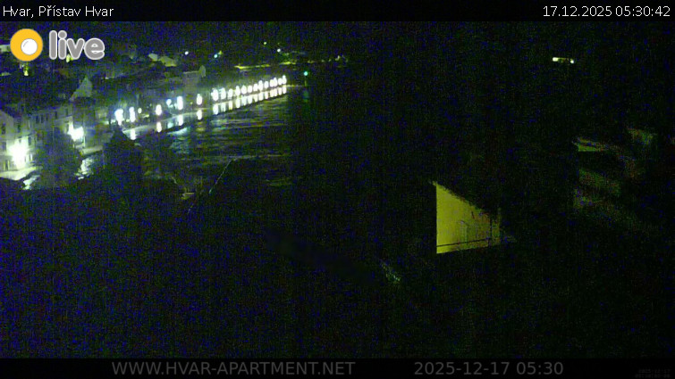 Hvar - Přístav Hvar - 17.12.2025 v 05:30