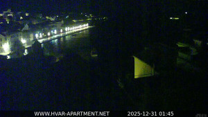 Hvar - Přístav Hvar - 31.12.2025 v 01:45