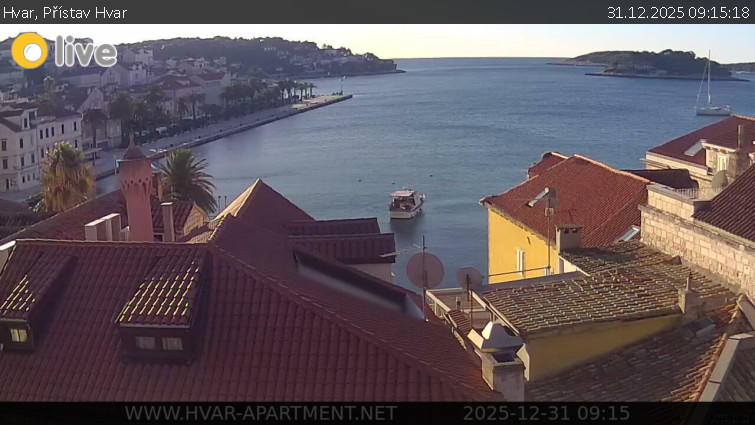 Hvar - Přístav Hvar - 31.12.2025 v 09:15