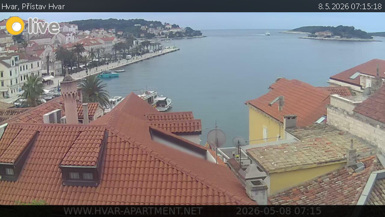 Hvar - Přístav Hvar - 8.5.2026 v 07:15