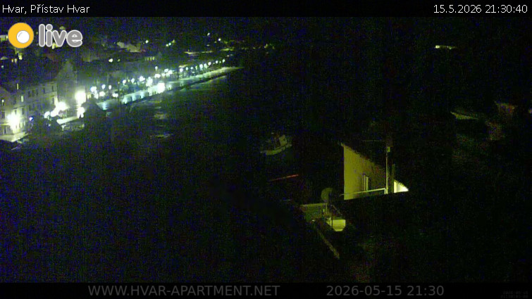 Hvar - Přístav Hvar - 15.5.2026 v 21:30
