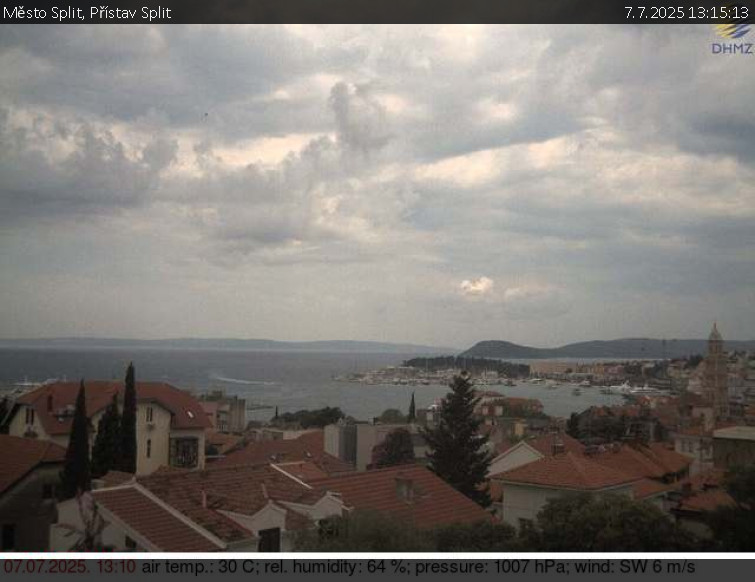 Město Split - Přístav Split - 7.7.2025 v 13:15 Město Split - Přístav Split - 7.7.2025 v 13:15