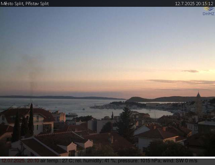 Město Split - Přístav Split - 12.7.2025 v 20:15 Město Split - Přístav Split - 12.7.2025 v 20:15