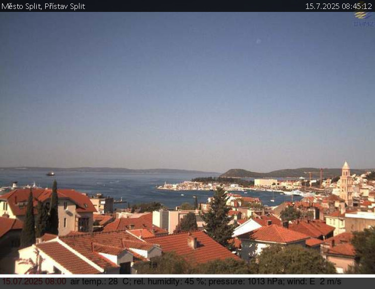 Město Split - Přístav Split - 15.7.2025 v 08:45 Město Split - Přístav Split - 15.7.2025 v 08:45