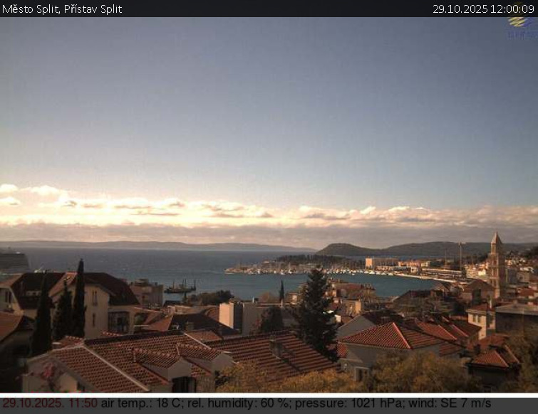 Město Split - Přístav Split - 29.10.2025 v 12:00 Město Split - Přístav Split - 29.10.2025 v 12:00