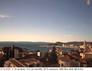 Město Split - Přístav Split - 31.12.2025 v 11:45