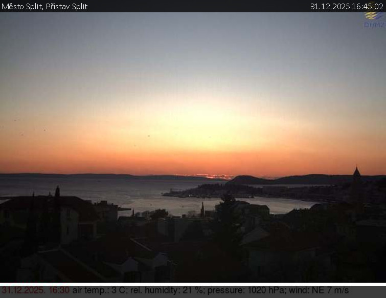 Město Split - Přístav Split - 31.12.2025 v 16:45