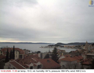 Město Split - Přístav Split - 13.2.2026 v 11:45 Město Split - Přístav Split - 13.2.2026 v 11:45