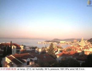 Stadt Split - Hafen Split - 31.7.2026 v 06:45 Stadt Split - Hafen Split - 31.7.2026 v 06:45