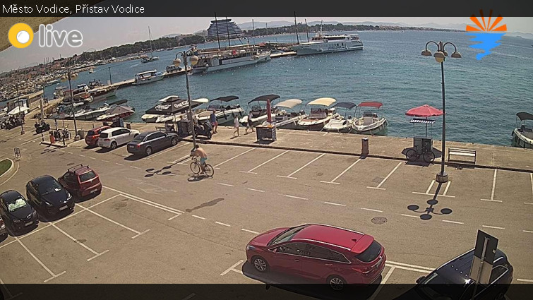 Město Vodice - Přístav Vodice - 4.7.2025 v 11:15 Město Vodice - Přístav Vodice - 4.7.2025 v 11:15