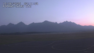 Letiště Poprad-Tatry - Panorama Výsokých Tater - 15.6.2025 v 04:30
