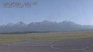Letiště Poprad-Tatry - Panorama Výsokých Tater - 15.6.2025 v 07:30