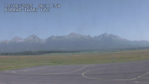 Letiště Poprad-Tatry - Panorama Výsokých Tater - 15.6.2025 v 08:30