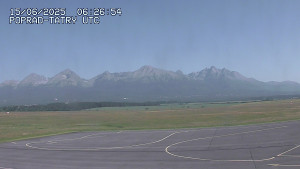 Letiště Poprad-Tatry - Panorama Výsokých Tater - 15.6.2025 v 09:00