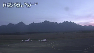 Letiště Poprad-Tatry - Panorama Výsokých Tater - 23.6.2025 v 04:30