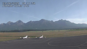 Letiště Poprad-Tatry - Panorama Výsokých Tater - 23.6.2025 v 06:30