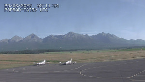 Letiště Poprad-Tatry - Panorama Výsokých Tater - 23.6.2025 v 07:30