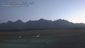 Letiště Poprad-Tatry - Panorama Výsokých Tater - 1.7.2025 v 04:30