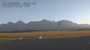 Letiště Poprad-Tatry - Panorama Výsokých Tater - 1.7.2025 v 05:30