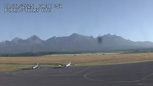Letiště Poprad-Tatry - Panorama Výsokých Tater - 1.7.2025 v 06:30