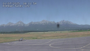 Letiště Poprad-Tatry - Panorama Výsokých Tater - 1.7.2025 v 10:30
