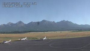 Letiště Poprad-Tatry - Panorama Výsokých Tater - 3.7.2025 v 06:30