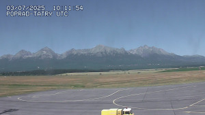 Letiště Poprad-Tatry - Panorama Výsokých Tater - 3.7.2025 v 12:30