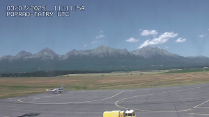 Letiště Poprad-Tatry - Panorama Výsokých Tater - 3.7.2025 v 13:30
