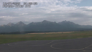 Letiště Poprad-Tatry - Panorama Výsokých Tater - 15.7.2025 v 07:00