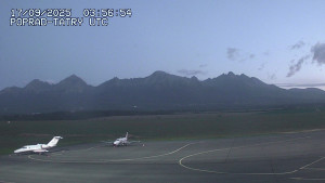 Letiště Poprad-Tatry - Panorama Výsokých Tater - 17.9.2025 v 06:00