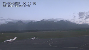 Letiště Poprad-Tatry - Panorama Výsokých Tater - 17.9.2025 v 06:30