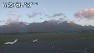 Letiště Poprad-Tatry - Panorama Výsokých Tater - 17.9.2025 v 07:00