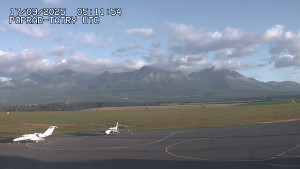 Letiště Poprad-Tatry - Panorama Výsokých Tater - 17.9.2025 v 07:30