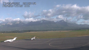 Letiště Poprad-Tatry - Panorama Výsokých Tater - 17.9.2025 v 08:00