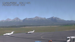 Letiště Poprad-Tatry - Panorama Výsokých Tater - 18.9.2025 v 08:30