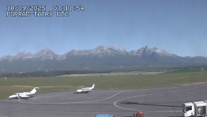Letiště Poprad-Tatry - Panorama Výsokých Tater - 18.9.2025 v 09:30