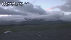 Letiště Poprad-Tatry - Panorama Výsokých Tater - 29.9.2025 v 18:30
