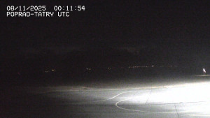 Letiště Poprad-Tatry - Panorama Výsokých Tater - 8.11.2025 v 01:30