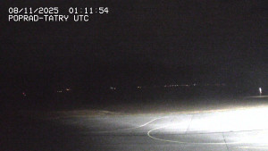 Letiště Poprad-Tatry - Panorama Výsokých Tater - 8.11.2025 v 02:30
