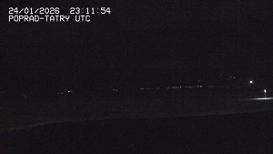 Letiště Poprad-Tatry - Panorama Výsokých Tater - 25.1.2026 v 00:30