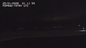 Letiště Poprad-Tatry - Panorama Výsokých Tater - 25.1.2026 v 02:30
